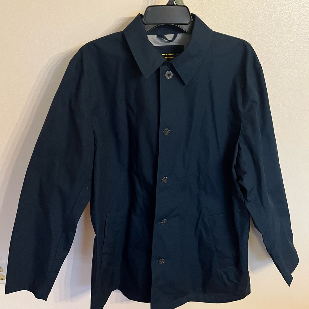 Line of Trade The Mayfair Trench Coat Size XL Navy
